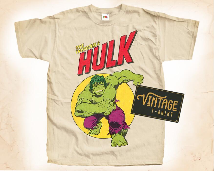 The Incredible Hulk V2 Vintage T-shirt Voor Unisex Unisex Unisex Natuurlijk S5xl