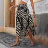Women Summer High Waist Exotic Style Bohemian Beach Irregular A Line Skirt