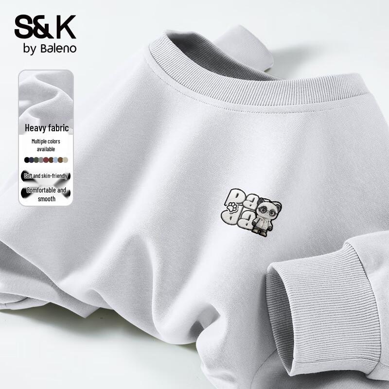 Baleno S&K Series Unisex Panda Print Crewneck Sweatshirt