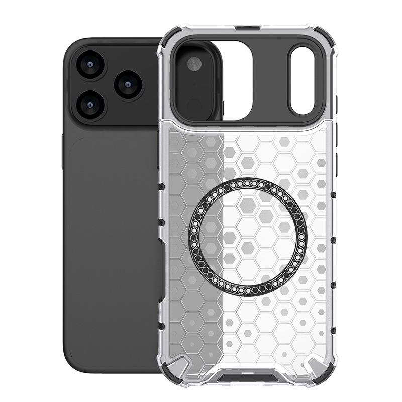 iPhone 17 Pro Max Honeycomb Magnetic Case with Airbag Protection