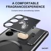 S24 Ultra Metal Aluminum Alloy Magnetic Case for Samsung Galaxy S23 FE S22 Ultra S21 Lens Holder Aromatherapy Charging Cover