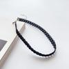A fashionable, retro and versatile black lace choker collar, neck strap and short collarbone chain necklace for women