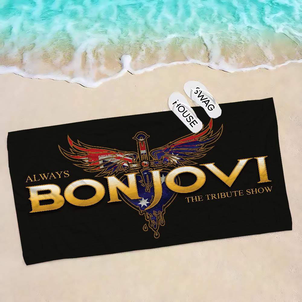 B-BonS J-Jovi Anime Beach Swimming Towel Soft Absorbent Washcloth Children's Gifts for Kids Travel Camping Gym