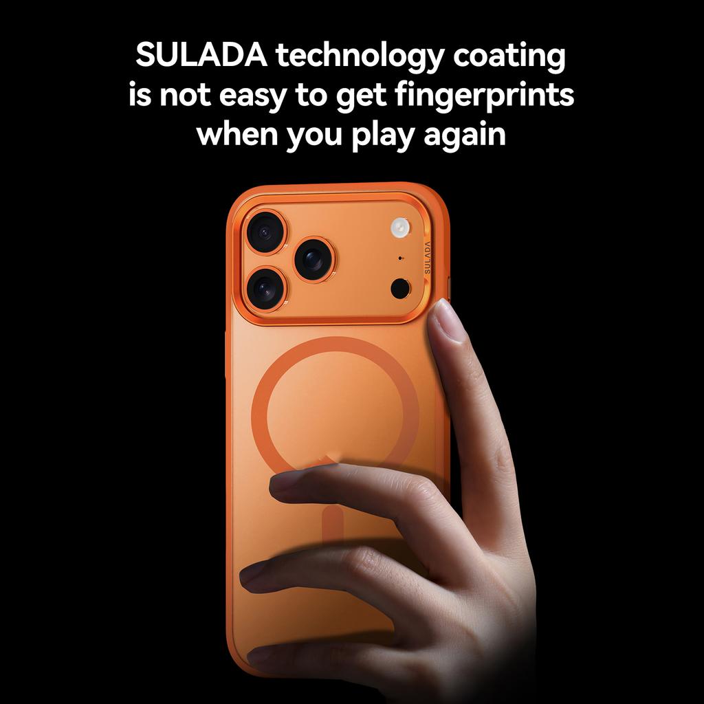 SULADA For iPhone 17 Pro Max Case Compatible with MagSafe PC+TPU Phone Cover