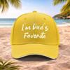 IM Dads Favorite Baseball Cap  Lightweight Adjustable Unisex Cap for Running Fitness Outdoor Activities