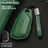 Leather Car Key Case Cover Shell Holder Fob For VW Volkswagen Golf 8 MK8 GTI GTD R ID3 ID4 2020 Keychain Protection Accessories