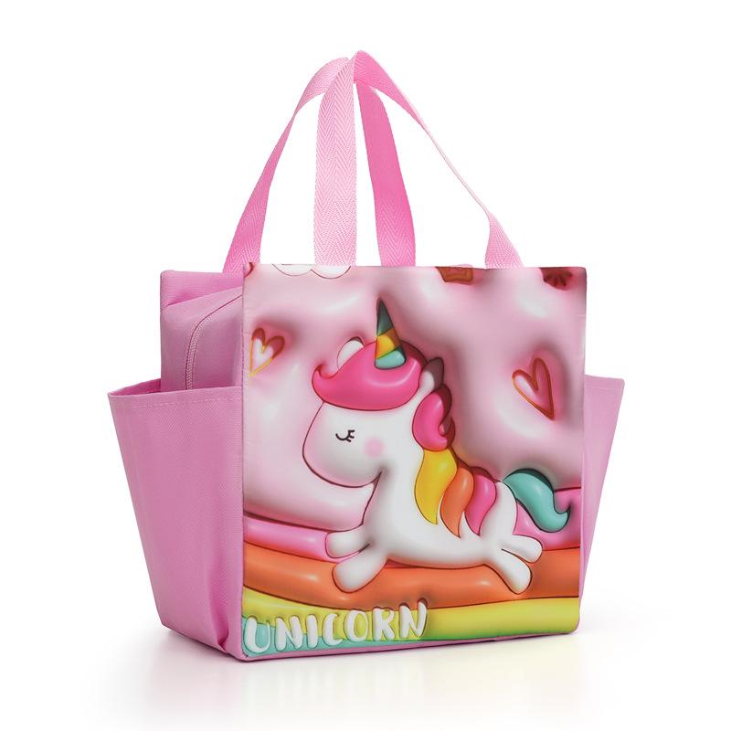 Insulated Bento Lunch Bag - Picnic and Outing Tote with Ice Pack