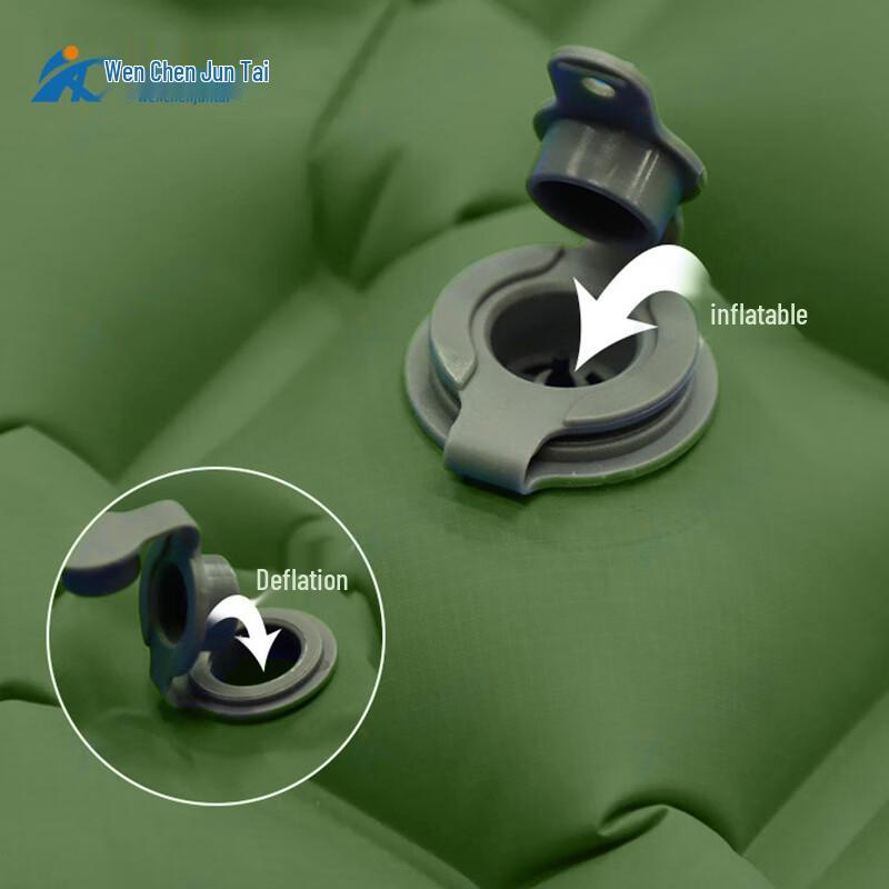 Portable Double Camping Air Mattress with Foot Pump