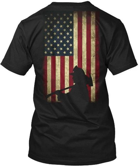 

American Firefighter Tee T shirt Made in the USA Size S to 5XL 2XL