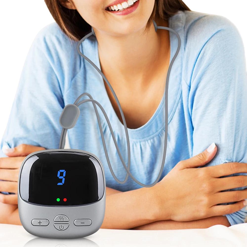 Przenośny Elektryczny Masażer Szyi Masażer Kręgosłupa Szyjnego Mikroprąd Gorący Kompres Inteligentne Narzędzie do Masażu Szyi Relaks