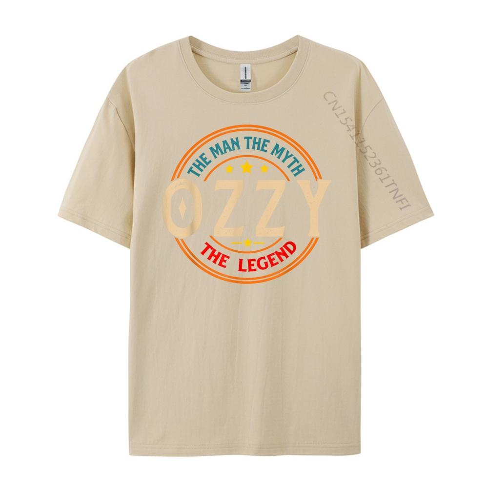 Ozzy Der Mann Der Mythos Die Legende Personalisierte Grafik T-Shirts Herren Übergroß Bedrucktes T-Shirt T-Shirt Normal