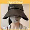 Stylish Summer Widebrim Hat For Women Antiuv Ponytail Cap Foldable Design