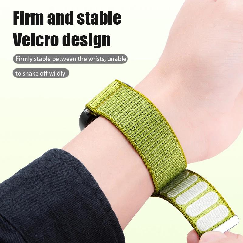 No Gaps Nylon Loop Strap for Samsung Galaxy Watch 8 Classic 46mm/Watch 8 44mm 40mm Braided Band Replacement Bracelet Belt Correa