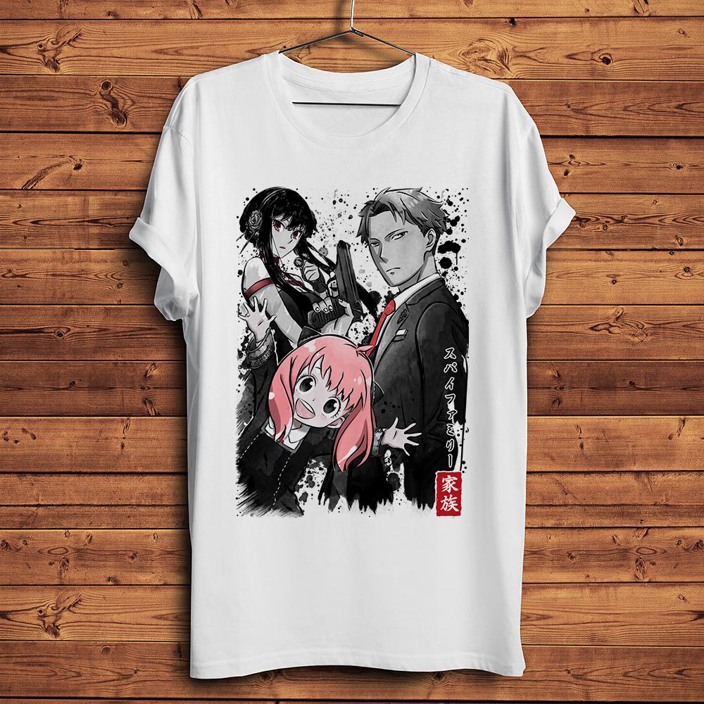 

ink style Loid Anya Yor Funny Anime TShirt Homme Short T shirt Unisex Unisex Unisexga streetwear Teebreathable Print Nocracking S