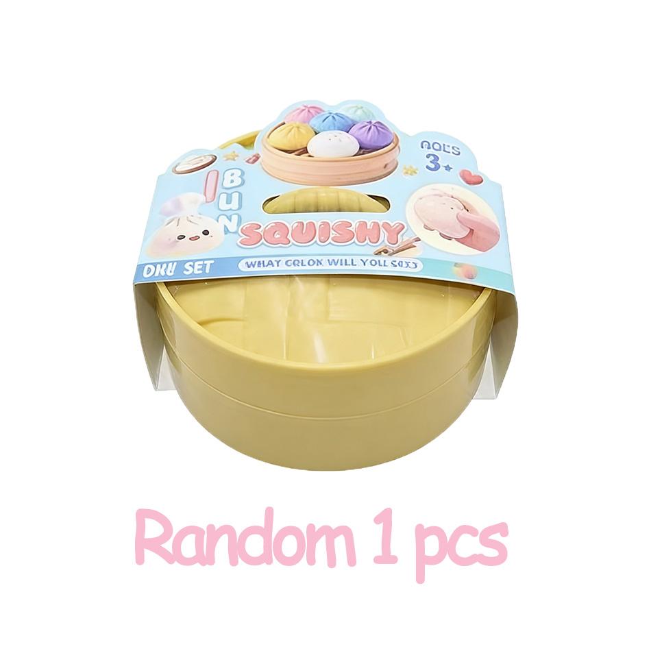 Knoedel Squishy Speelgoed met stoommandje Stressverminderend stuiterend speelgoed Stressverlichting Sensorische Internetberoemdheid Bal blind box