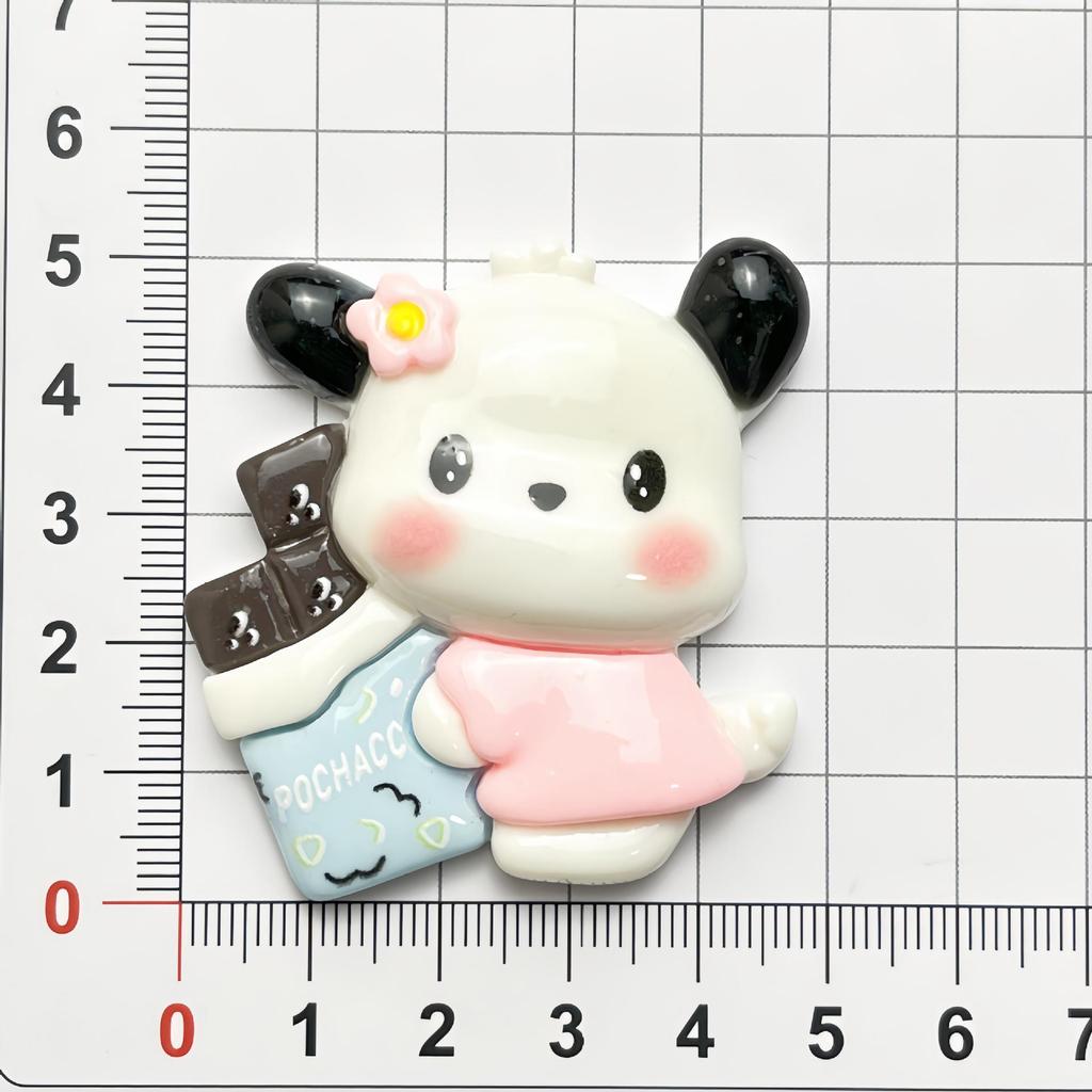 Sanrio Cartoon Food Toys Resin Accessories for DIY Hair Clips and Phone Ornaments