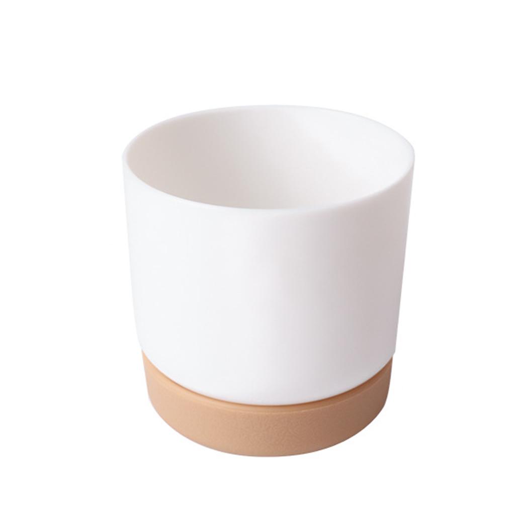 Large/Small White Succulents Planter Plastic Plant Pots White Container Pot