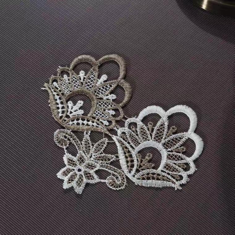 Europäische Tischdecke, wasserlösliche Spitze, Netzstoff, rechteckige Esstischdecke, luxuriöse Tischdecke für Wohnzimmer