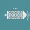 New Pattern Fondant Cake Mesh Stamps Stencils Embossing for Decorating Tool Plastic Spray Mold Wedding Suger Chocolate Painting