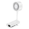 USB Digital Display Portable Mini Silent Clip Fan for Eyelash and Nail Makeup with Soft Tube