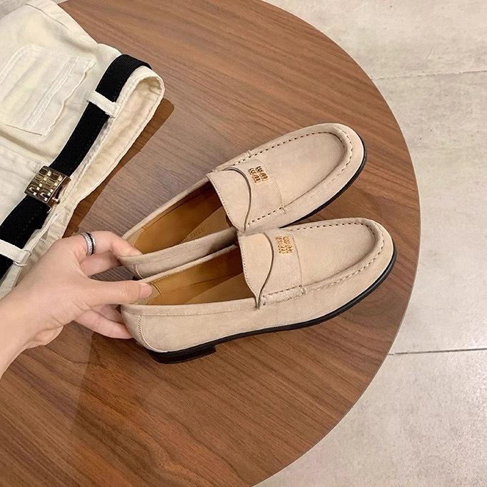 French School Style Lazy Shallow Mouth Doudou Shoes Versatile Casual Temperament