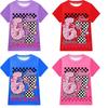 3340 Kids Boys Girls Six Seven Printed Short Sleeves T-Shirt