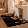 The Twilight Sagaq Floor Mat Machine Washable Soft Flannel Area Rug, Non-Slip Absorbent Floor Mat for Living Room Bedroom
