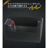 PSA BGS Certified Card Case, Screw-Down Storage Box, Deck Case, Trading Card Case, PU Leather, Large (Holds 40 Cards, Black with Gray Interior)