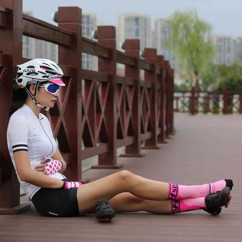 Professional Cycling Socks Flash Design Men Bike Socks Breathable Women Running Racing Socks Road Socks