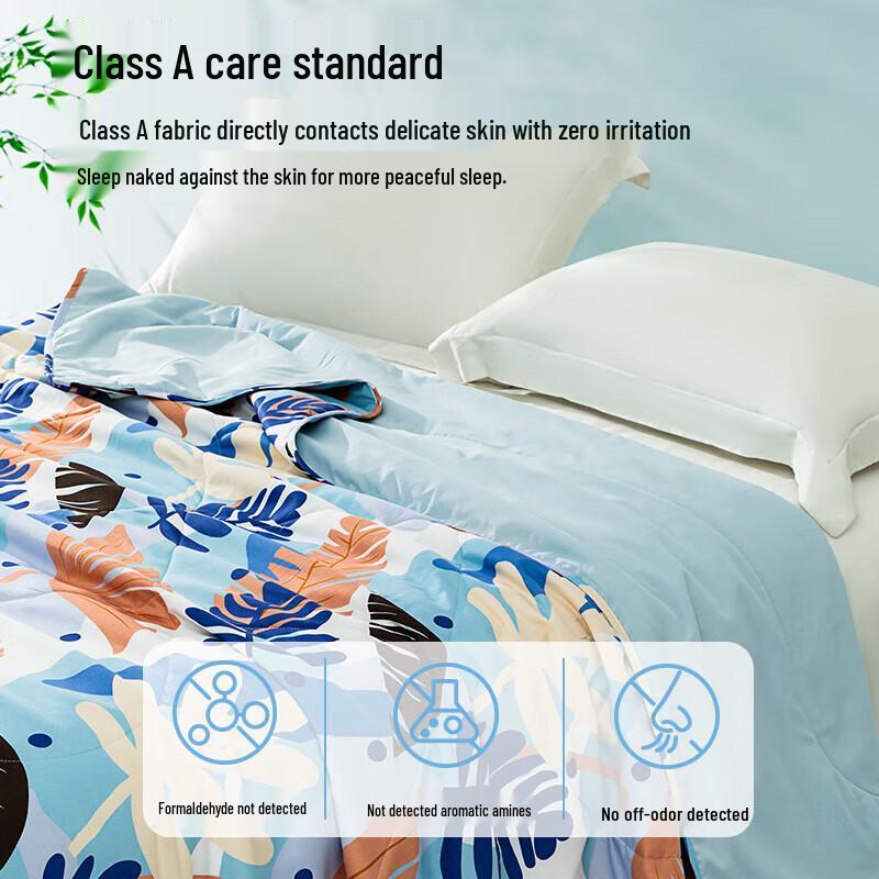 HYX Elegant Soy Fiber Antibacterial Cooling Summer Quilt