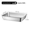 Stainless Steel Square Plate: Multipurpose Towel, Food Prep & Fresh-Keeping Box