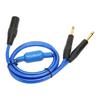 XLR to Dual 6.35mm Cable Professional XLR Male to Dual 1/4 Inch Y Splitter Adapter for Mixers Amplif