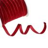 50yards 10mm Crafts Home Bouquet Decor Velvet Ribbon Wrapping Band Packaging Strap Flocking Silk