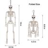 Halloween Skull Skeleton 40Cm Posable Skeleton Human Shape Bones Halloween Party Home Decorations Haunted House Horror Props