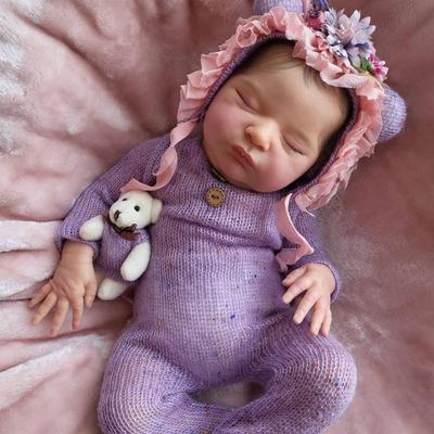 Poupée bébé Reborn en Silicone souple de 50 CM, jouet de 20 pouces, Texture de marbre 3D, peau, veines visibles, corps en tissu, Art pour enfant