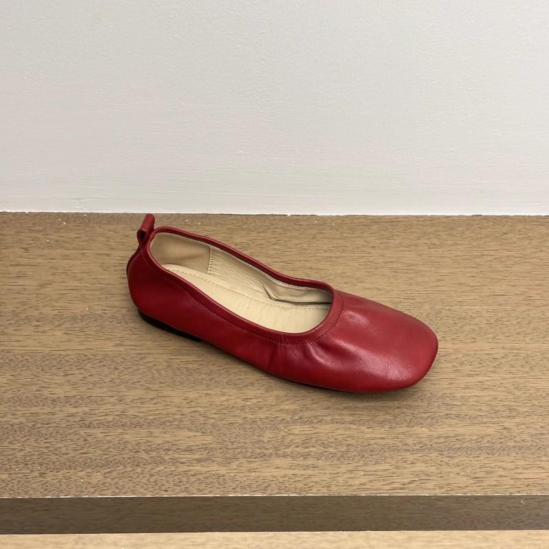 Fashion SUOJIALUN 2025 Autumn New Brand Women Flat Shoes Fashion Round Toe Shallow Slip On Boat Shoes Soft Flat Heel Single Shoes