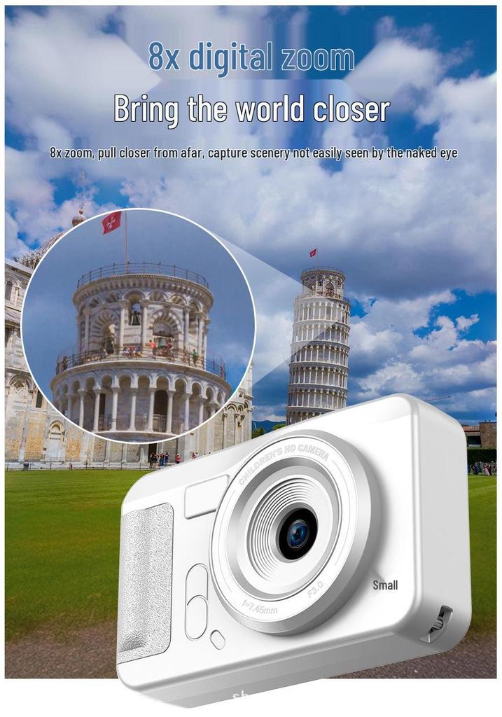 2024 HD Dual Lens Kids' Digital Camera - Portable, CCD Technology