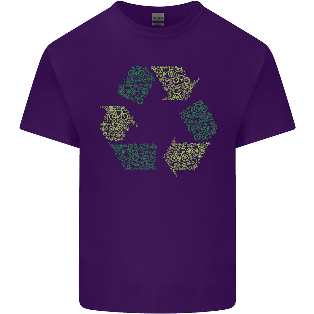 Recycle Bike Fun Cyclist Funny Unisexs Light Cotton TShirt