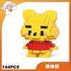 144PCS Building Blocks Toy Cartoon Character Model Educational Puzzle Construction Set Compatible with Popular Interlocking Bricks for Kids