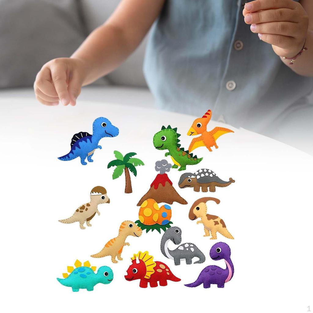 Animal My First Sewing Kits Stuffed DIY Art Craft Creative for Beginner Children Kids Teens