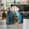 1pc Fairy Tale House Tissue Box with Tissue Dispenser - Reusable Suitable for for Home, Dorm, Car Storage | Decorative Napkin Holder for Nightstand, T