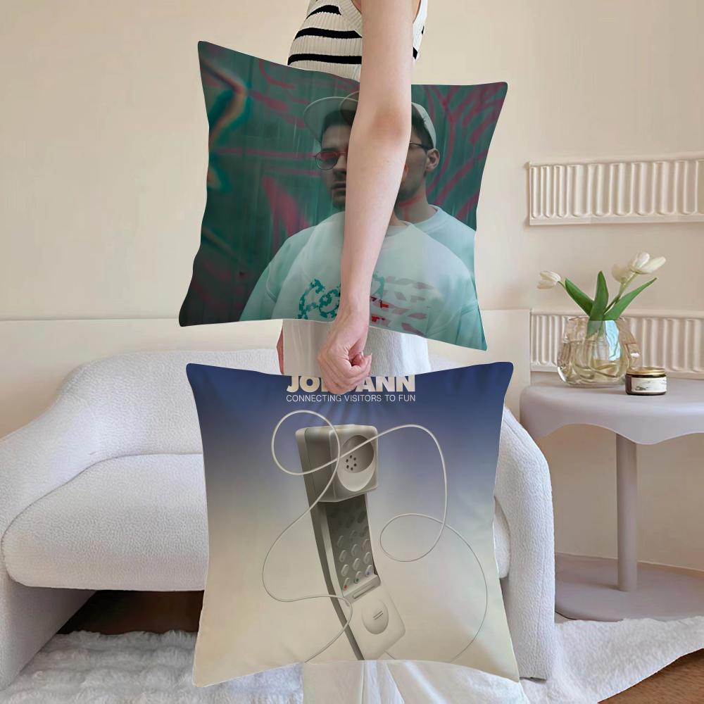 Casual Album Cover Music Fan Gifts O-Ordanns Cushion Cover Washable Linen Pillowcase Soft For Sofa Bed Cozy Home Room Decor