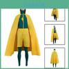 Iøjnefaldende Wanda Vision Cosplay Kostume Jumpsuit Kappe Outfits Til Halloween