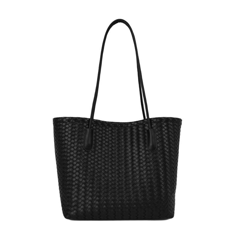 Tote Bag - Retro Woven Shoulder Bag - Hand-held Underarm Bag