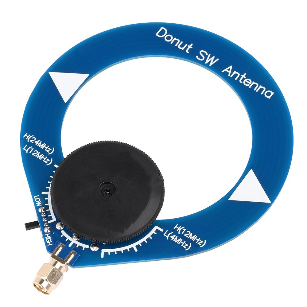 10kHz-180MHz/4MHz-24MHz/500kHz-2000kHz Loop Antenna Donut Broadband Antenna Receiving Antenna Low Impedance Converter