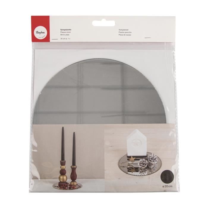 Miroir - sct.-LS - 20cm Ø - Verre - Rond - Contemporain
