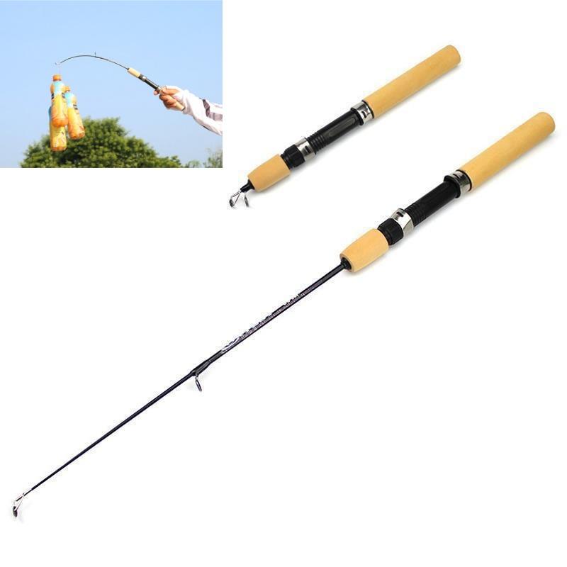 Canne à pêche sur glace d'hiver ultralégère Canne à pêche sur glace d'hiver portable Canne à pêche sur glace d'hiver Spinning Casting Hameçons