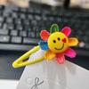 4Pcs Sunflower Water Drop Hair Clips, Colorful Cute Decorative Hair Accessories For Girls
