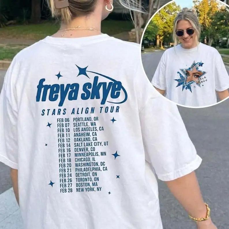 Freya Skye Stars Align Tour TShirt Pop Concert Tee S