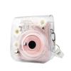 for Mini 11 Crystal Transparent Protective for Case Cover Bag Instant Camera Bag for Shell with Strap Replacement